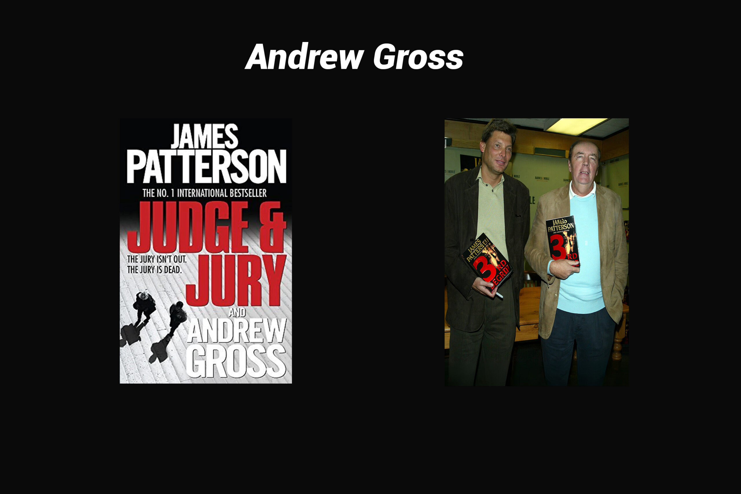 Andrew Gross, James patterson ghost writers