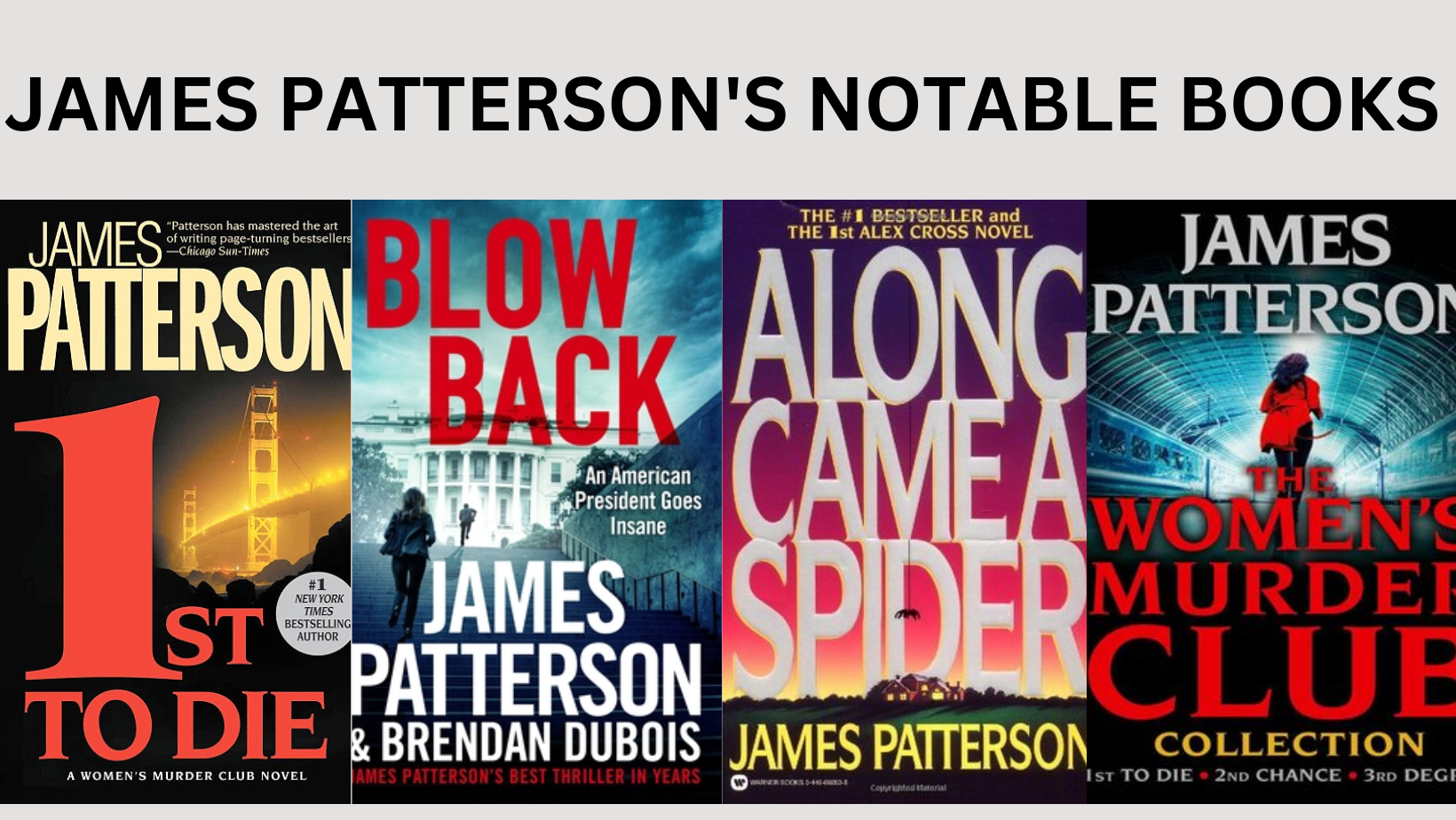 JAME PATTERSON'S BOOKS