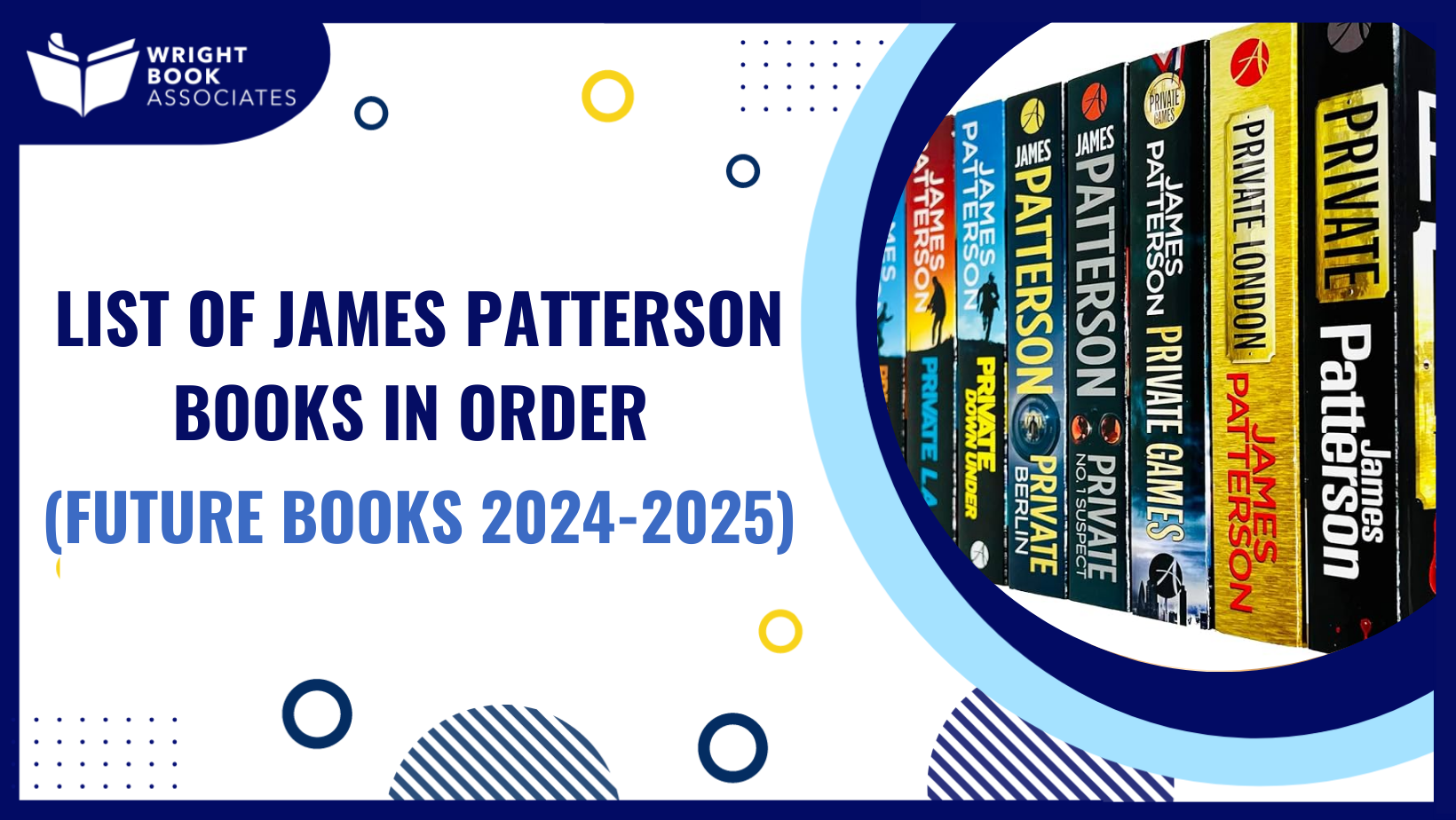 List of James Patterson Books in Order (Future Books 2024-2025)